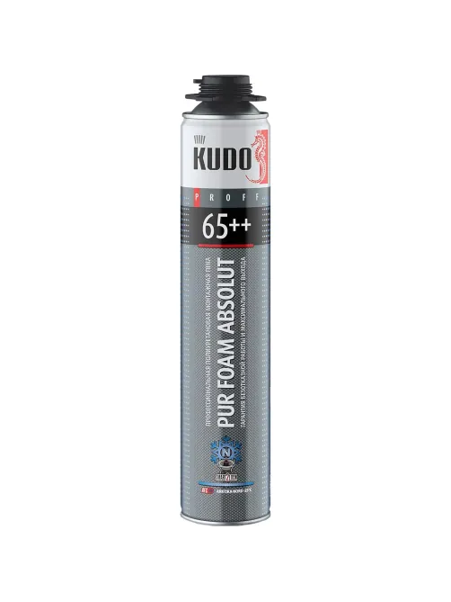 Пена монтажная проф Kudo Absolut Proff 65++ Arktica Nord,зим, 1000 мл 54410