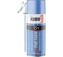Пена монтажная бытовая Kudo Home 15+, всесезонная, 520 мл 204089