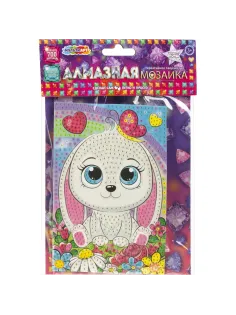 Мозаика алмазная 10x15 зайка, набор МУЛЬТИ АРТ AM10X15-113779