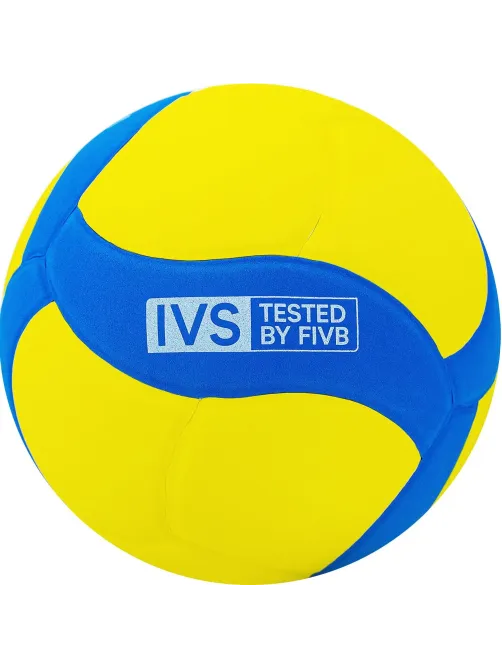 Мяч волейб. трен. MIKASA VS170W-Y-BL, р. 5 облегченный FIVB желто-синий