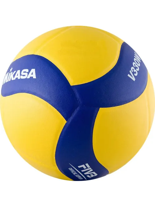 Мяч волейб. игровой. MIKASA V330W, р.5,FIVB желто-синий
