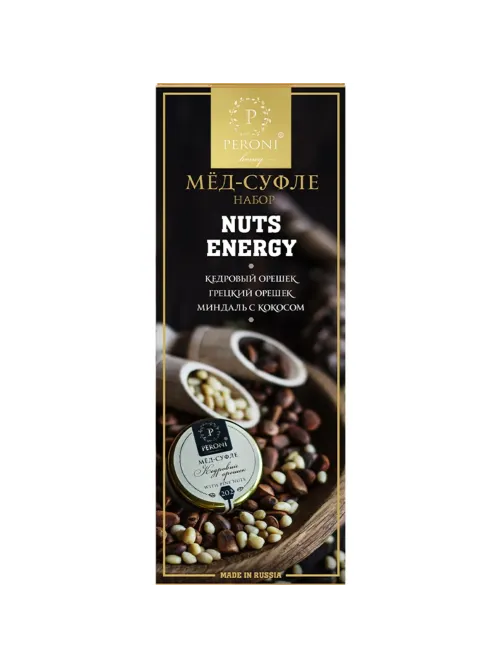 Мед-суфле 'Nuts Energy' 3x30г, набор