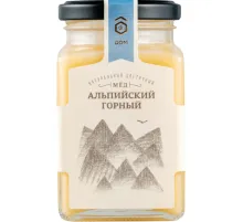 Мед Медовый Дом натуральный цветочный Альпийский горный стекло, 320г