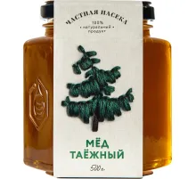 Мед Частная пасека таежный стекло, 500г