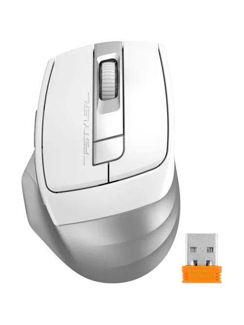 Мышь компьютерная A4Tech Fstyler (FB35C ICY WHITE) оптич/2400dpi/6but