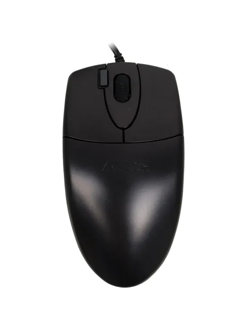 Мышь компьютерная A4Tech OP-620DS черный (1200dpi) silent USB (4but)