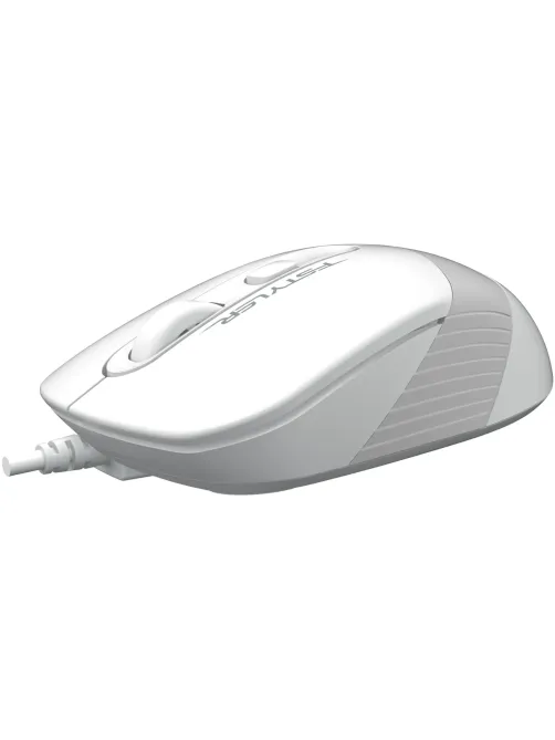 Мышь компьютерная A4Tech Fstyler FM10S белый/серый 1600dpi/USB/4but
