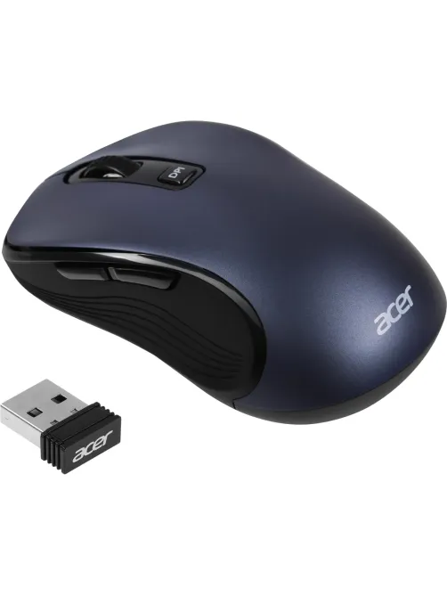 Мышь компьютерная Acer OMR306 черный/серый оптичес. 1600dpi/6but WLS USB