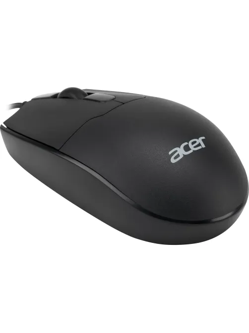 Мышь компьютерная Acer OMW126 черный оптическая (1200dpi) USB (2but)