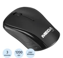 Мышь компьютерная ProMega jet WM007 USB WLS RT/2 ААА/dpi 1200/3 кн/черный
