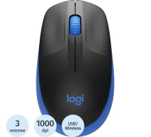 Мышь компьютерная Logitech беспр. M190 Wireless BLUE 910-005907
