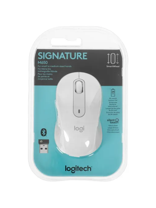 Мышь компьютерная Logitech Signature M650 -OFF-WHITE-BT-M650 (910-006255)