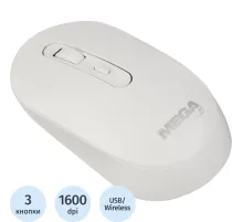 Мышь компьютерная ProMega jet WM011 WLS USB WLS RT/1АА/dpi 1600/3 кн/белый
