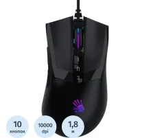 Мышь компьютерная A4Tech Bloody(W90 MAX ( STONE BLACK))чер.10000dpi USB 7b