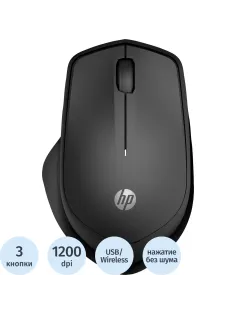 Мышь компьютерная HP беспров. Silent 280M черный (19U64AA)