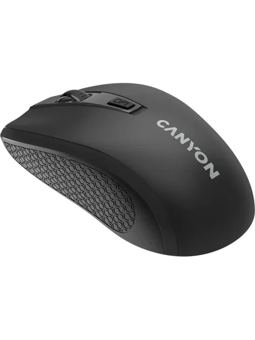 Мышь компьютерная CANYON беспров. MW-7 черный (CNE-CMSW07B)