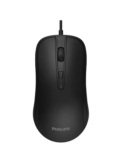 Мышь компьютерная Philips (SPK7214B/60) провод 4кн. USB2.0 800-1600dpi черн