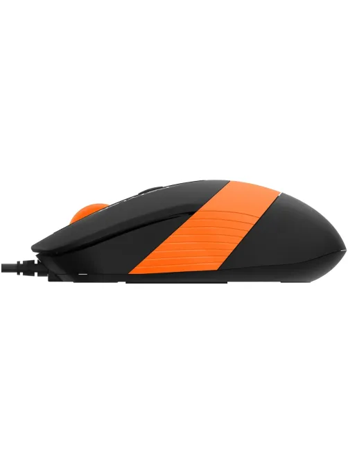Мышь компьютерная A4Tech Fstyler FM10S черный/оранж (1600dpi) USB (4but)