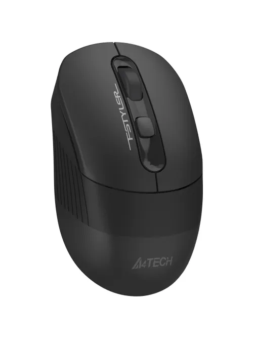 Мышь компьютерная A4Tech Fstyler (FB10C STONE BLACK) черн/2400dpi/беспр/4кн