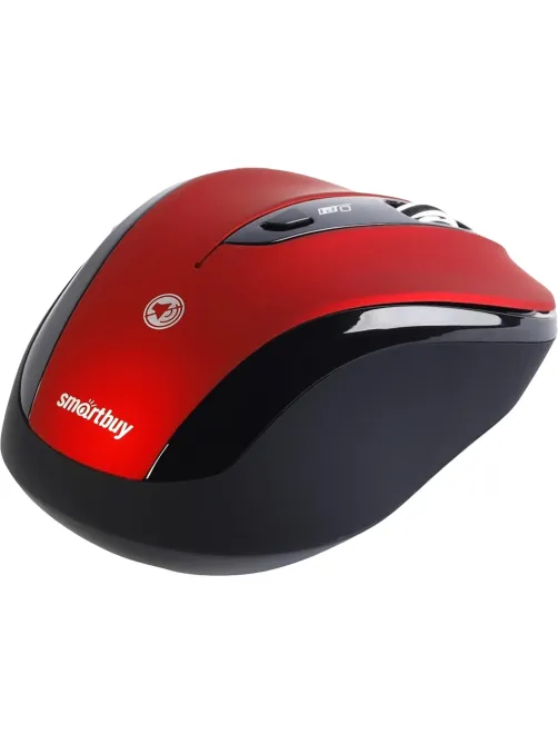 Мышь компьютерная Smartbuy 612AG WLS красная, LED Blue (SBM-612AG-RK)