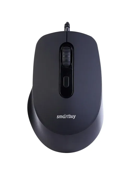 Мышь компьютерная Smartbuy ONE 265-K,  проводная, черная (SBM-265-K) / 40