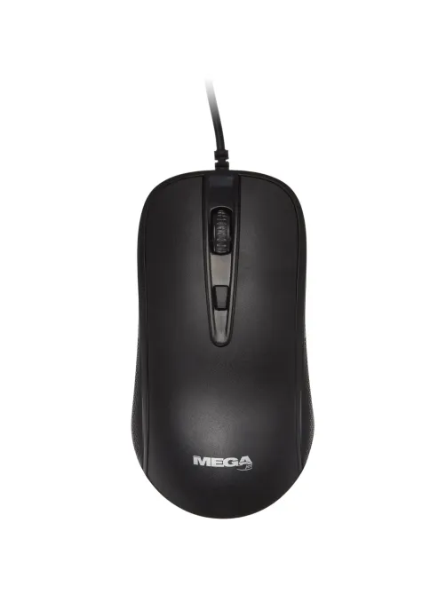 Мышь компьютерная черная, USB 800-2400DPi, 121,5x64x39мм BT-JM-001/E-M002A