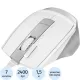 Мышь компьютерная A4Tech Fstyler FM45S Air бел/серебр 2400dpi silent/7but