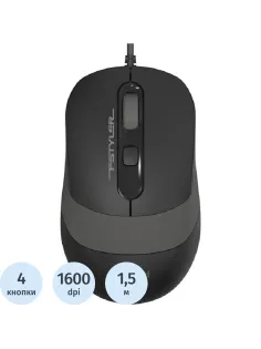 Мышь компьютерная A4Tech Fstyler FM10 чер/серый опт (1600dpi) USB (4but)