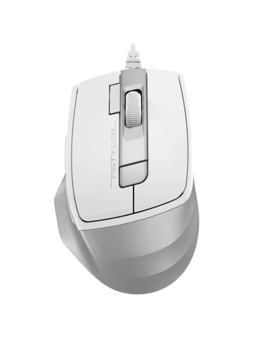 Мышь компьютерная A4Tech Fstyler FM45S Air бел/серебр 2400dpi silent/7but