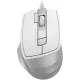 Мышь компьютерная A4Tech Fstyler FM45S Air бел/серебр 2400dpi silent/7but