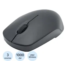 Мышь компьютерная RITMIX RMW-506 BLACK c Soft Touch 1000 dpi,3кн (80000381)