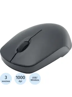 Мышь компьютерная RITMIX RMW-506 BLACK c Soft Touch 1000 dpi,3кн (80000381)