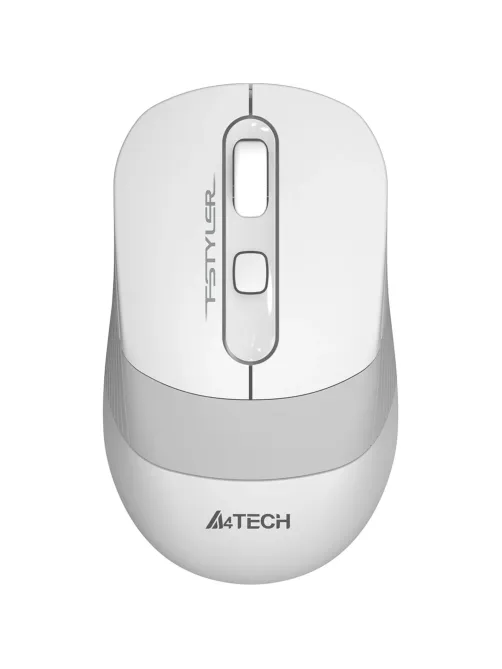 Мышь компьютерная A4Tech Fstyler (FG10 WHITE)бел/сер/2000dpi/беспроводн/3кн