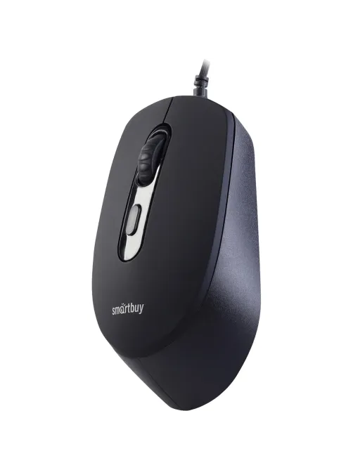 Мышь компьютерная Smartbuy ONE 265-K,  проводная, черная (SBM-265-K) / 40