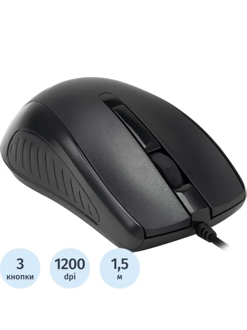Мышь компьютерная Acer OMW136 черный оптическая (1200dpi) USB ZL.MCEEE.01A