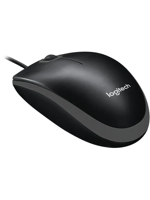 Мышь компьютерная Logitech USB OPTICAL B100 910-006605
