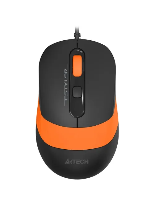 Мышь компьютерная A4Tech Fstyler FM10S черный/оранж (1600dpi) USB (4but)