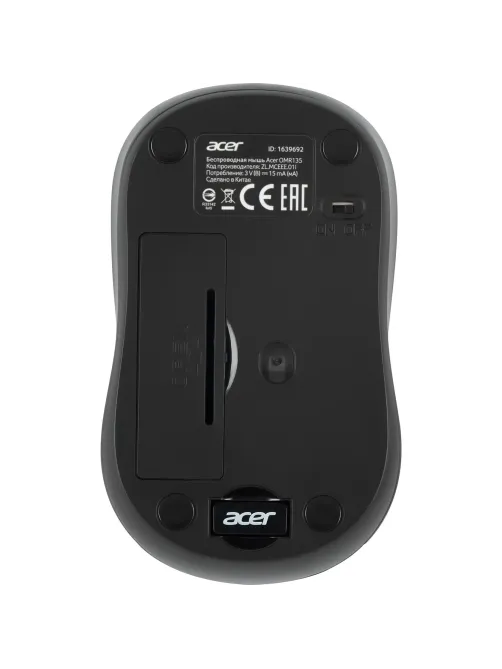 Мышь компьютерная Acer OMR135 зеленый  (1000dpi) WLS USB (ZL.MCEEE.01I)