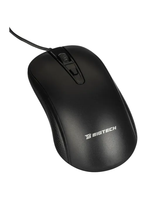 Мышь компьютерная черная, USB 800-2400DPi, 121,5x64x39мм BT-JM-001/E-M002A