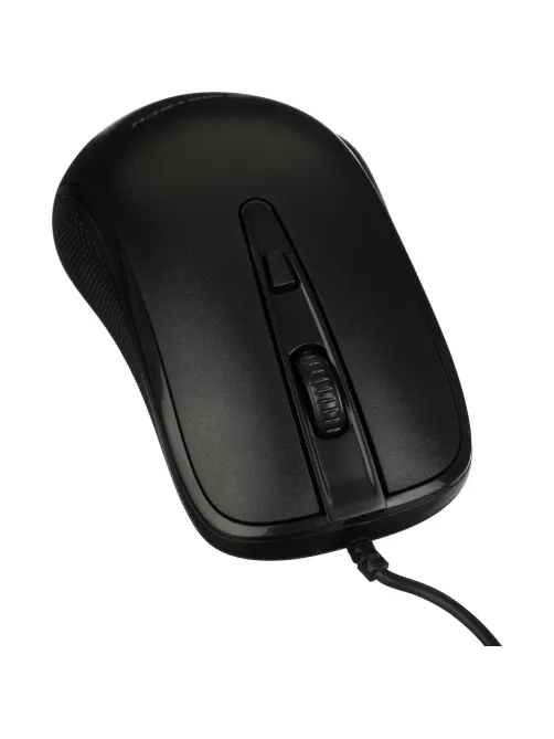 Мышь компьютерная черная, USB 800-2400DPi, 121,5x64x39мм BT-JM-001/E-M002A