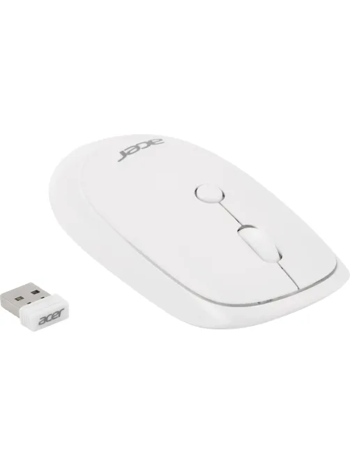 Мышь компьютерная Acer OMR138 белый (1600dpi) WLS USB (4кн) (ZL.MCEEE.01L)
