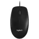 Мышь компьютерная Logitech USB  WIRED M100R DARK/GREY (910-006765)