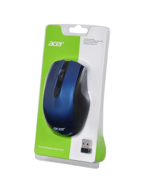 Мышь компьютерная Acer OMR031, черно-синий