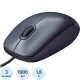 Мышь компьютерная Logitech M90 [910-001795] проводная, черный