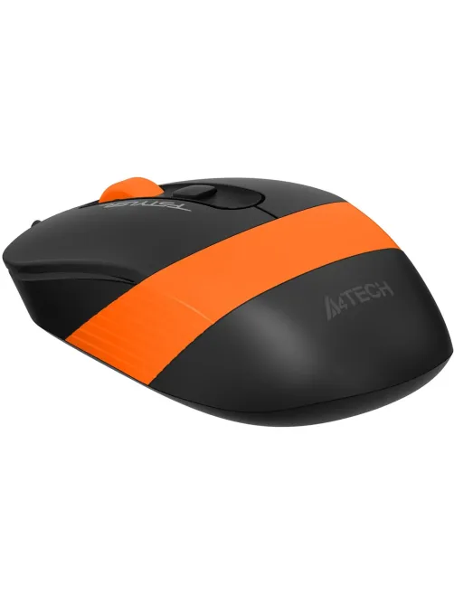 Мышь компьютерная A4Tech Fstyler FM10S черный/оранж (1600dpi) USB (4but)