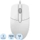Мышь компьютерная Acer OMW300 оптическая/1200dpi/USB/белый