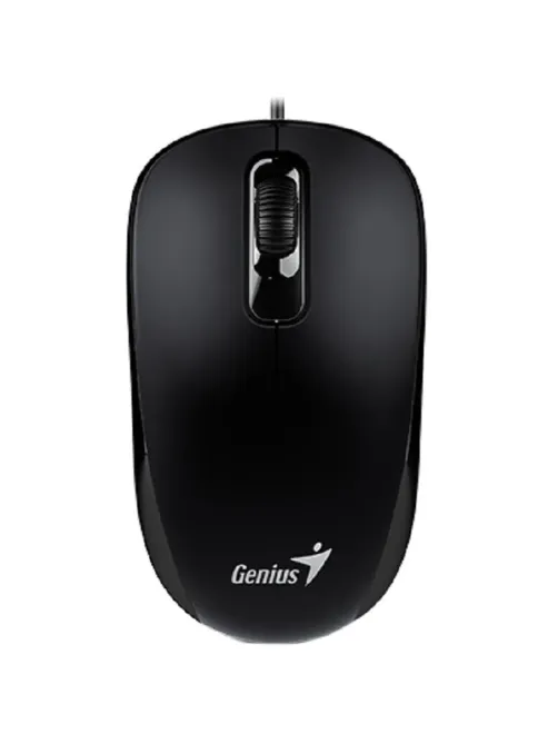 Мышь компьютерная Genius DX-110, USB, оптическая, 1000 DPI 1.5m, черный