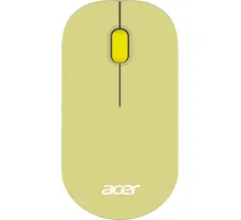 Мышь компьютерная Acer OMR205  оптич./1200dpi/беспроводн/USB/зеленый/желтый