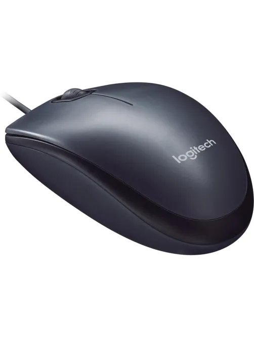Мышь компьютерная Logitech M90 [910-001795] проводная, черный