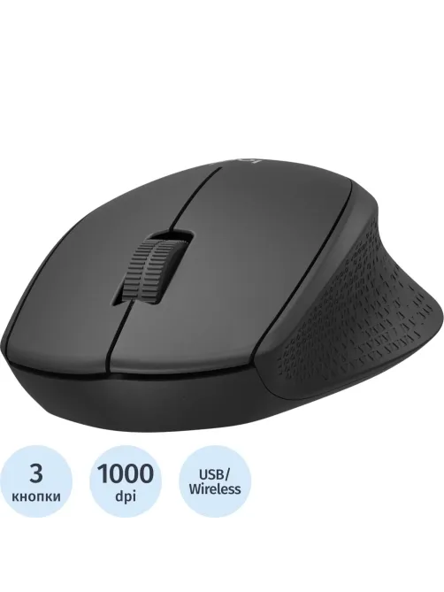 Мышь компьютерная Logitech M280 Black 910-004306 беспроводная